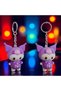 2 Pcs Mini Purple Kuromi Sukuşi̇ Keychain ​​Sensory Toy Purple Kuromi Toys Christmas Gifts - 3