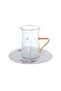 12-Piece Elegant Porcelain Cup Set - Transparent - 2