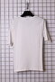 Women's Plus Size 2 Pack Black-White Viscose Lycra Basic T-Shirt Combed Cotton Blouse - 5