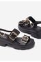 Raphaela black platform sandals - 5