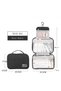 Hanging Travel Wet Dry Toiletry Bag Beautician Women Men |Blue - 3