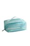 Portable Mesh Cosmetic Bag Transparent Simple Toiletry Bag for Makeup Storage&Travel Organizer-White
