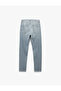 Regular Waist Cotton Skinny Fit Jean Pants by Michael Jean - 3