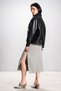 Deri̇club Denise Women's Oversize Real Leather Jacket Black - 5