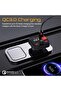 Wireless FM Transmitter, In-Car Bluetooth V 5.1 Transmitter Car Kit with 18W Qualcomm QC 3.0 - 4