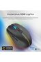 Kitt Wireless Ergonomic Rechargeable RGB Mouse - 1600 DPI, 500mAh, 2.4GHz, Black - 3