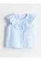 Crew Neck Floral Blouse and Shorts - 2