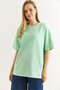 Oversize Two Thread Tshirt Water Green - 2