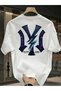 New York Lightning Printed Oversize T-Shirt