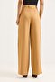 High Waist Wide Leg Trousers Brown - 5