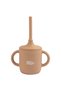 Stage 2 Silicone Trainer Cup with Handles for Kids, Blush