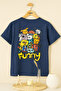 Unisex Kids Crew Neck Short Sleeve Back Printed T-Shirt - 2