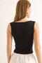 Lace Detailed Sleeveless Ball Blouse Black - 5