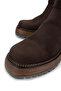 Women's Genuine Leather Brown Nubuck Casual Boots - 3