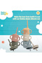 Stage 2 Silicone Trainer Cup with Handles for Kids, Blush - 4