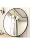 100*100 cm round mirrors with black frame - 2