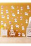 Children's Room, Pink Ribbon, Cute White Cat, Glass, Wall Sticker, 50 X 100 cm - 5