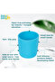 Silicone Trainer Cup for Babies/Kids, BPA Free, Blue - 2