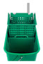 Mop Bucket & Wringer - 360-Degree Rotating Swivel Wheels 20 Liter Capacity Green - 4