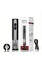 Electric corkscrew with foil cutter accessory