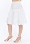 100% Cotton Fabric Midi Shorts Skirt - 4