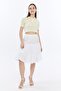 100% Cotton Fabric Midi Shorts Skirt