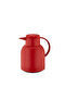 1 Lt Red Thermal Insulated Tea and Cold Water Thermos (Glass Inside) - 2