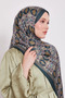 Reflection Pattern Indian Silk Shawl - 3
