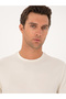 Ecru Regular Fit Printed Crew Neck T-Shirt 50311681-Vr019 - 2