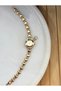Spectrum Premium Heart Detailed Metal Cord Mini Minimal Women Wrist Watch