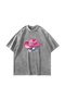 Cow Girl Printed Oversize Unisex Washable White Tshirt