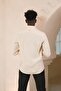 Collar Button Summer Thin Tulle Tulle 100% Modal Slimfit Shirt - 6