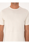 Ecru Regular Fit Printed Crew Neck T-Shirt 50311681-Vr019 - 6