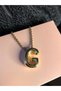 316 L Stainless Steel Balloon (g) Letter Yellow Color Gift Necklace for Lover, Spouse, Mother, Friend - 2