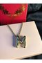316 L Stainless Steel Balloon (m) Letter Yellow Color Gift Necklace for Lover, Spouse, Mother, Friend - 4