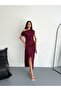 Wrap Stylish – One Shoulder Glitter Slit Evening Dress - 8