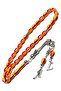 Men's Letter Tassel Yellow Red Special Design Metal Prayer Beads