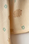 Lamb Beige Natural Cotton 80X90 cm Single Layer Baby Blanket İrm96 - 3