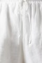 Ramie Fabric Lined, Elastic Relaxed Fit Women's Shorts - 4