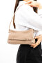 Retro Patent Leather Bag with Belt Detail