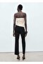 Straight Cut Short Long Pants - 4