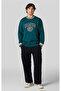 Yearbook Crewneck Sweatshirt Green Men's Sweatshirt-221173-Gs579 - 7