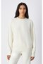 Icons Crewneck Sweatshirt Beige Women's Sweatshirt-117788-Ys141