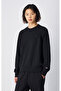 Icons Crewneck Sweatshirt Black Women's Sweatshirt-117788-Kk001