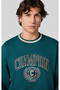 Yearbook Crewneck Sweatshirt Green Men's Sweatshirt-221173-Gs579 - 3