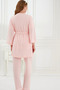 3-Piece Maternity Pajama Set with Lace and Morning Dress - 3