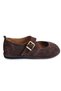 Modern Style Genuine Suede Buckle Women's Shoes - 5