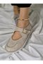 Modern Style Genuine Suede Buckle Women's Shoes - 3