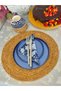 Wicker Jute Round Supla Set of 6 American Service 35 cm - 8