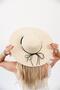Women's Axl Beige Black Bead Detailed Straw Hat - 3
